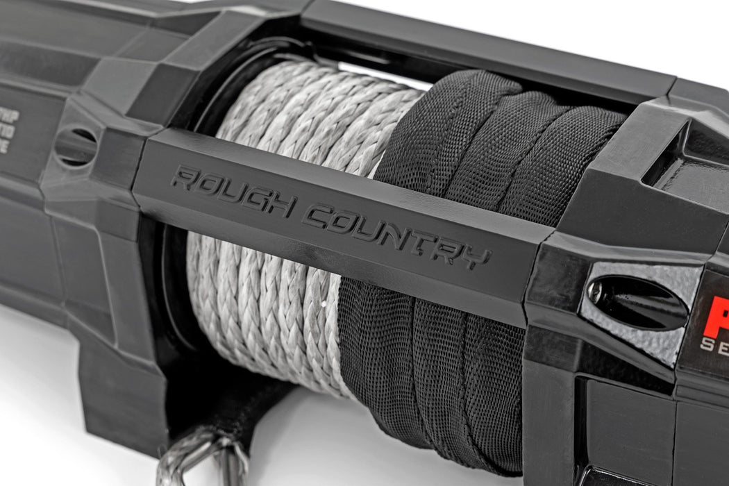 Rough Country 1/4" Synthetic Winch Rope For UTV/ATV - 50ft, 7,000 Lb Capacity, Red