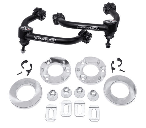 ReadyLIFT 2.5" Front Lift Leveling Kit includes Alignment Cams and UCAs for 2021-2026 Ford F-150 - Recon Recovery