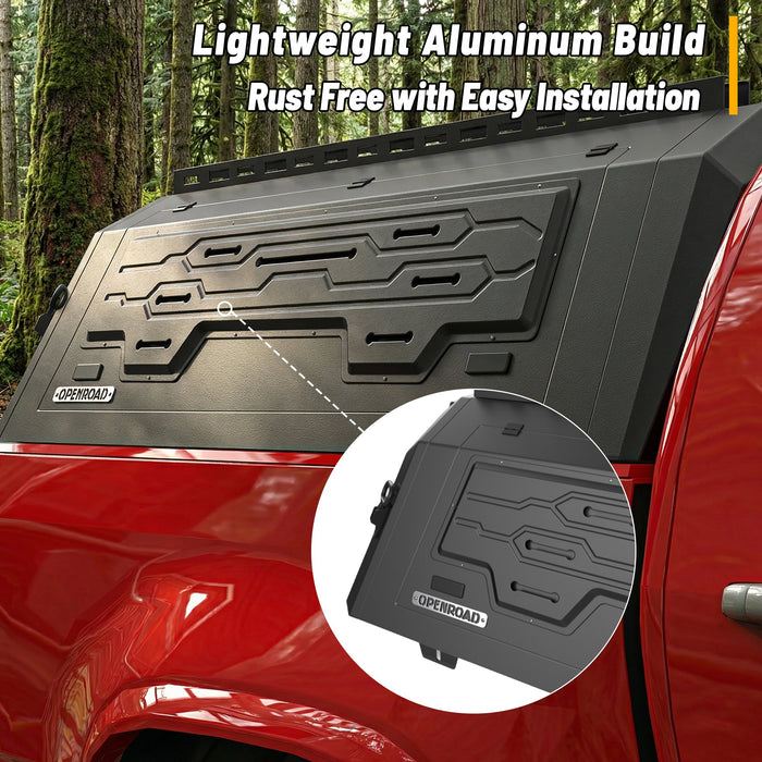 Openroad Aluminum Light Weight Modular Truck Cap for 2023 - 2026 GM Colorado & Canyon 5ft Bed - Recon Recovery