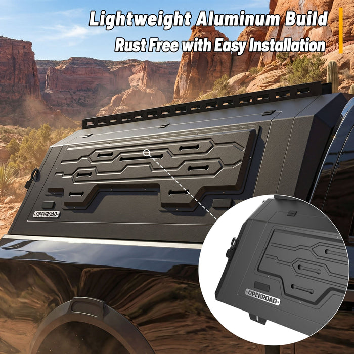 Openroad Aluminum Light Weight Modular Truck Cap for 2020 - 2026 Ram 2500 & 3500 6.5ft Bed - Recon Recovery