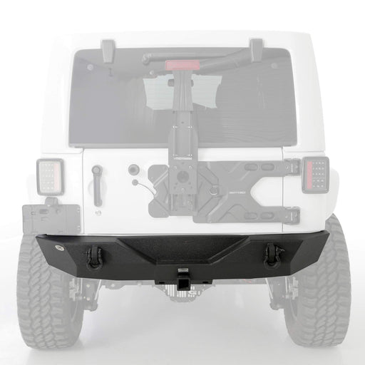 SmittyBilt XRC Gen 1 Rear Bumper with Hitch 2007 - 2018 Jeep Wrangler JK - Recon Recovery - Recon Recovery