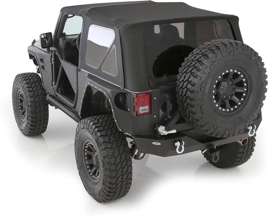 Smittybilt OEM Replacement Soft Top For 1997 - 2006 Jeep Wrangler TJ - Black - Recon Recovery