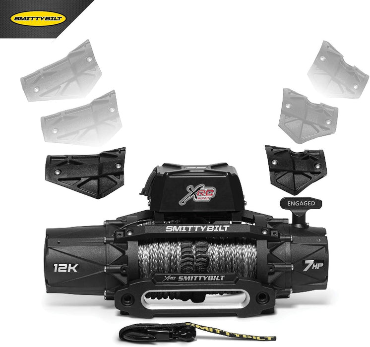SmittyBilt XRC GEN3 Comp Series 12K Wireless Winch With Synthetic Rope 7hp -Recon Recovery - Recon Recovery