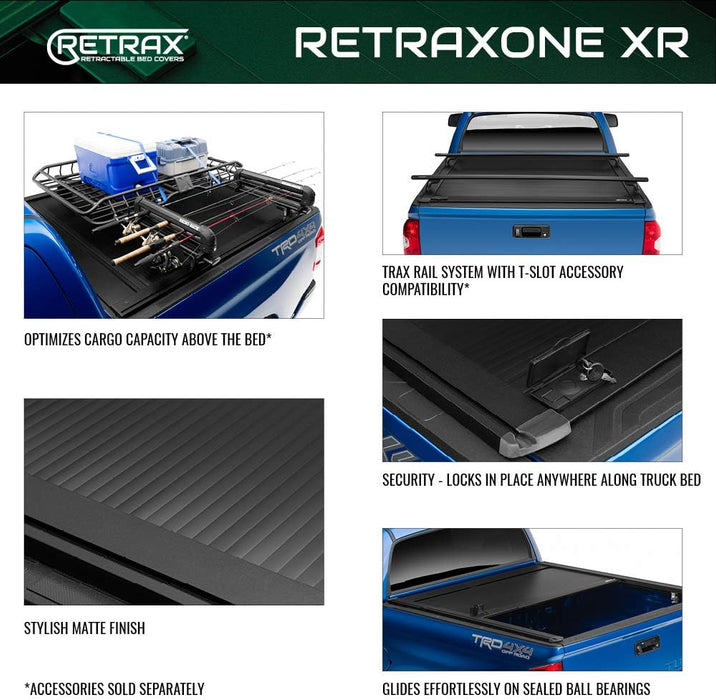 Retrax T-60222 RetraxOne XR Retractable Polycarbonate Tonneau Cover For 2002-2009 Ram 1500 2500 3500 (6'6" Bed) - Recon Recovery