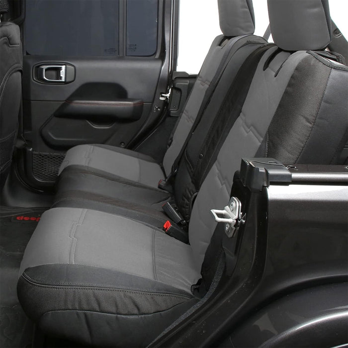 Smittybilt GEN2 Charcoal Neoprene Seat Cover Set Front & Rear For 2020-2025 Jeep Gladiator JT - Recon Recovery