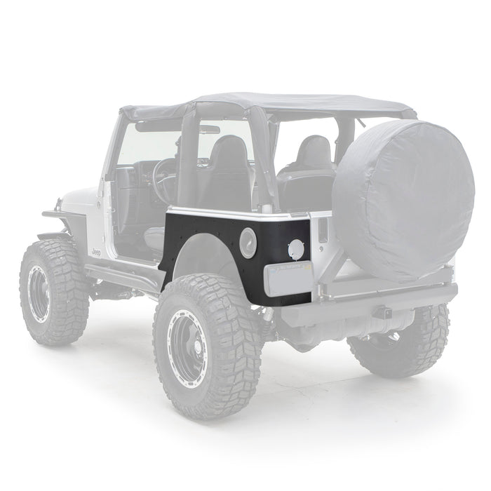 Smittybilt XRC Rear Bolt on Flare for 1997 - 2006 Wrangler TJ (Pair) - Recon Recovery - Recon Recovery