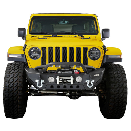 Smittybilt XRC Stubby Front Bumper For 2018 - 2026 Jeep Wrangler JL - Recon Recovery - Recon Recovery