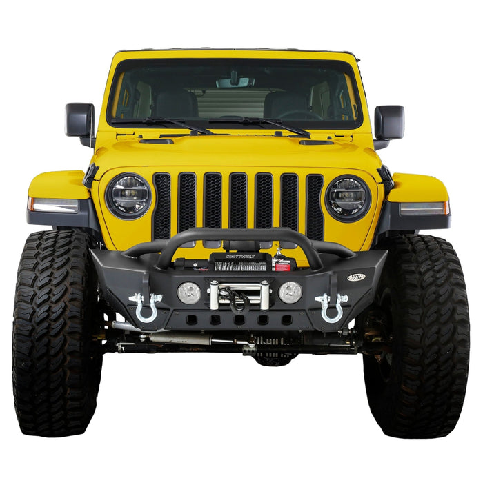 Smittybilt XRC Stubby Front Bumper For 2018 - 2026 Jeep Wrangler JL - Recon Recovery - Recon Recovery