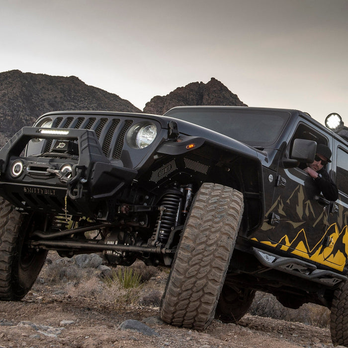 Smittybilt Aluminum Inner Fender Liner Kit For 2018 - 2026 Jeep Wrangler JL - (Front & Rear) - Recon Recovery