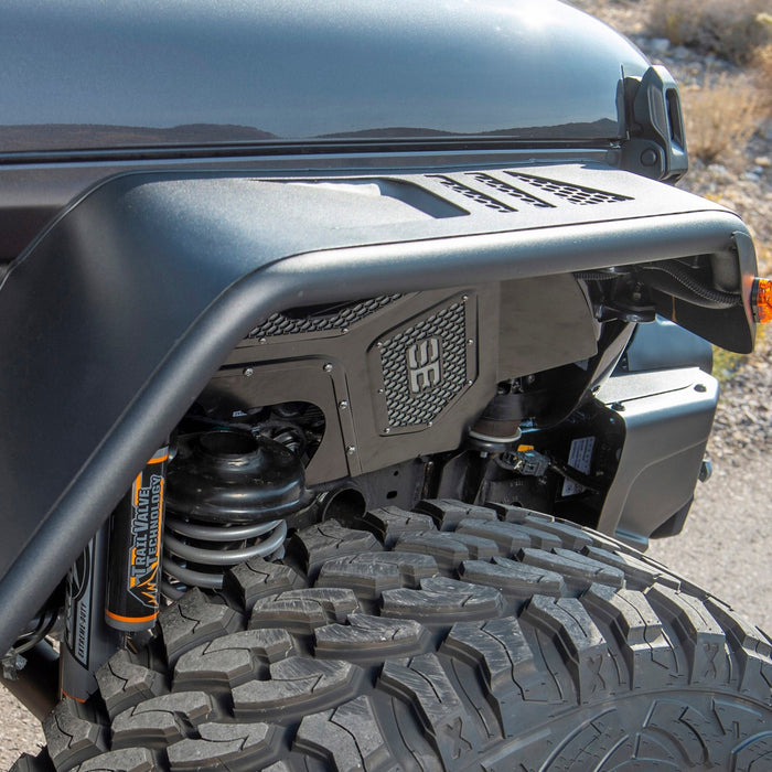 Smittybilt Aluminum Inner Fender Liner Kit For 2018 - 2026 Jeep Wrangler JL - (Front & Rear) - Recon Recovery