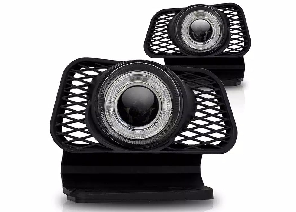 Winjet Halo Projector Fog Lights for 2002-2006 Chevrolet Avalanche (W/O Body Cladding)