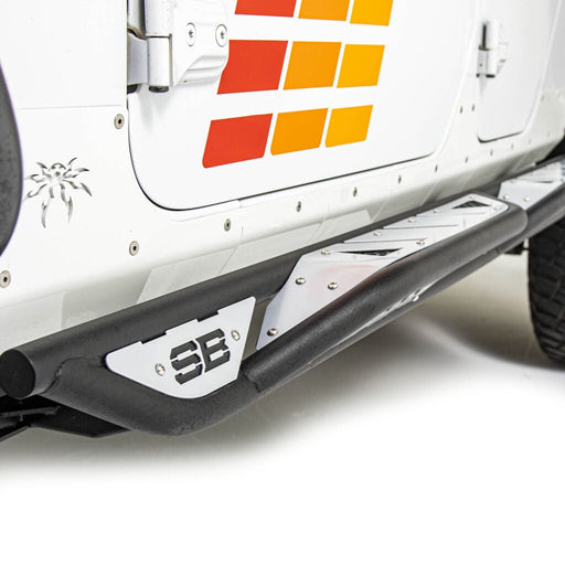 Smittybilt Apollo Sliders With Step For 2020 - 2025 Jeep Gladiator JT - Recon Recovery - Recon Recovery