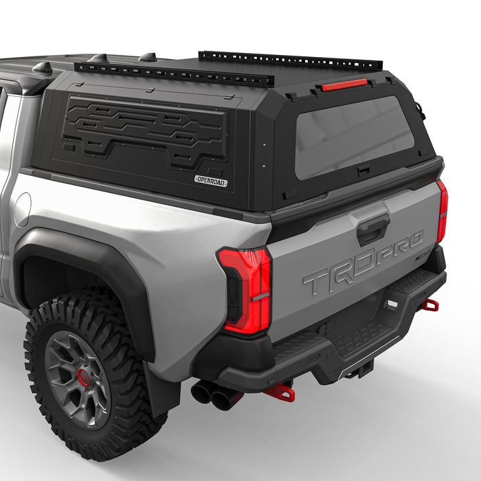 Openroad Aluminum Light Weight Modular Truck Cap for 2024-2026 Toyota Tacoma 5ft Bed