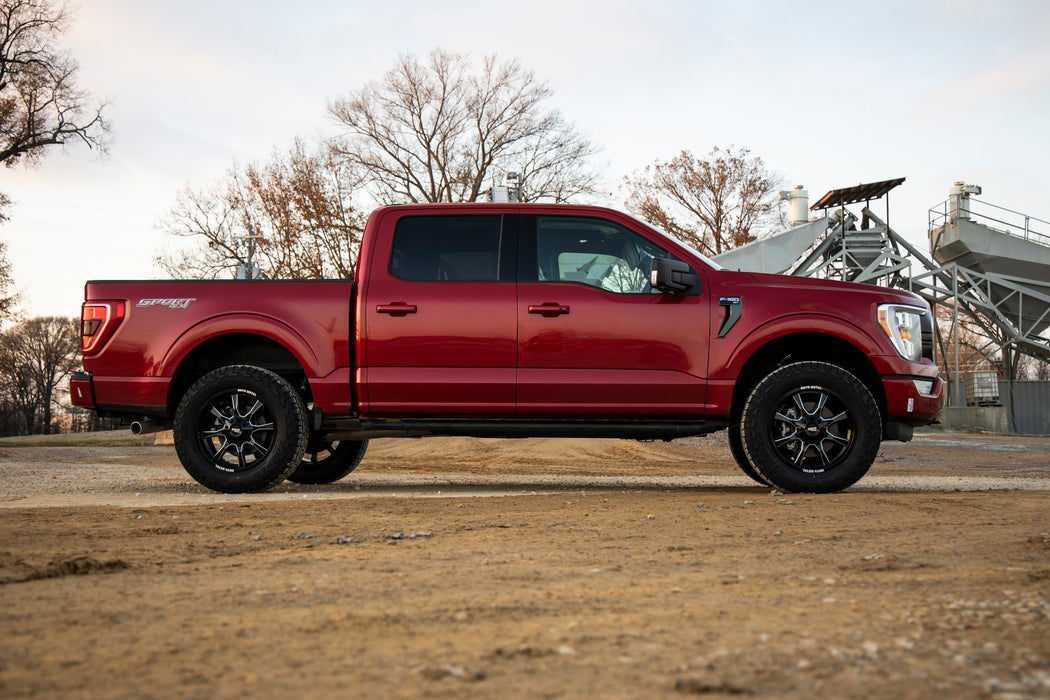 Rough Country Bolt on 2" Adjustable Vertex Reservoir Coilover Suspension for 2021-2024 Ford F-150