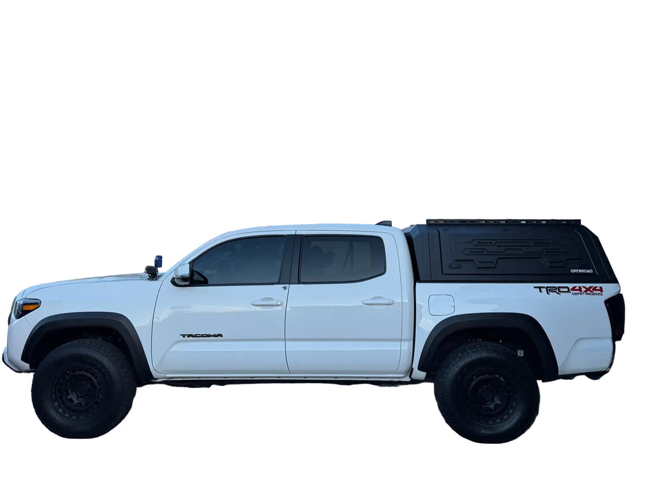 Openroad Aluminum Light Weight Modular Truck Cap for 2016-2023 Toyota Tacoma 6ft Bed