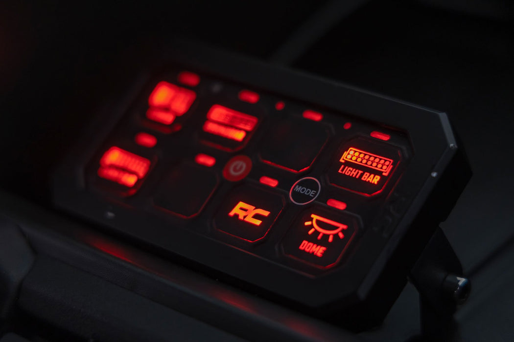 Rough Country 8 - Gang Bluetooth Switch Panel & Multi - Light Controller | 70970 - Recon Recovery