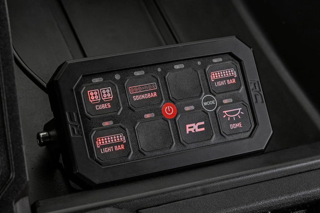 Rough Country 8 - Gang Bluetooth Switch Panel & Multi - Light Controller | 70970 - Recon Recovery