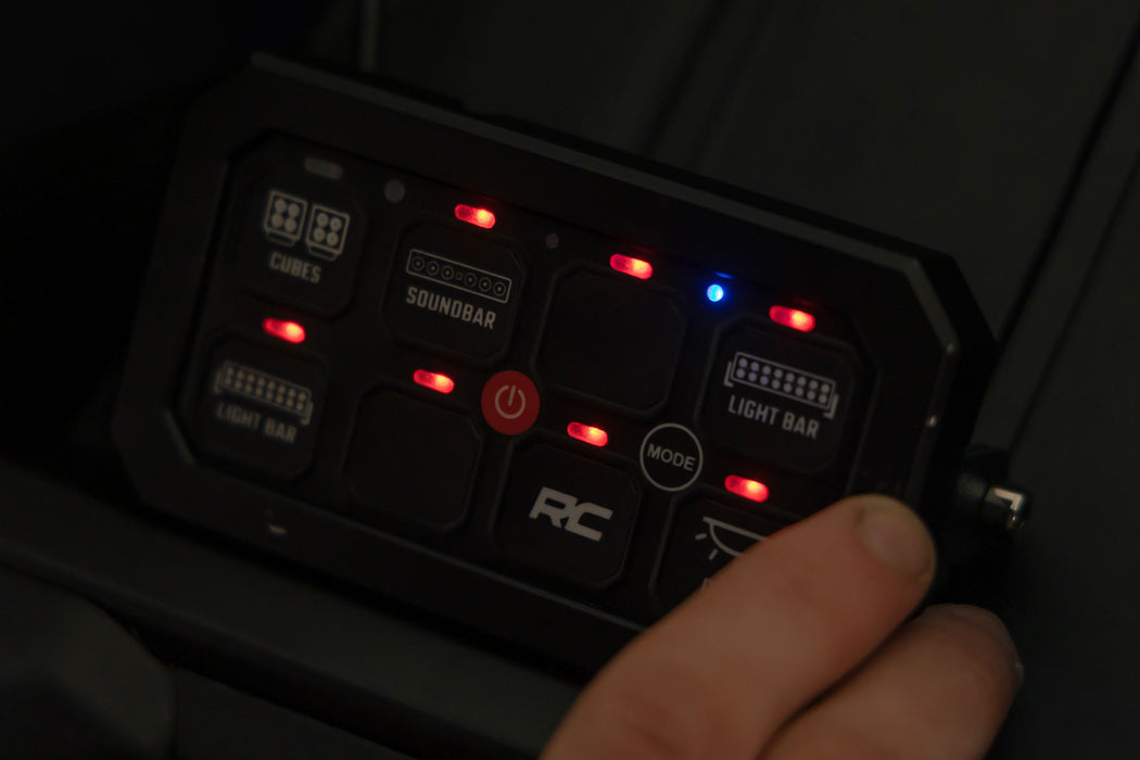 Rough Country 8 - Gang Bluetooth Switch Panel & Multi - Light Controller | 70970 - Recon Recovery