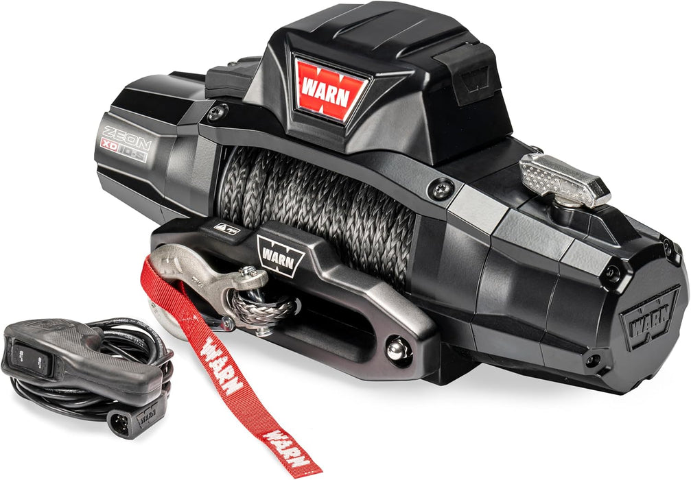 WARN ZEON XD 10 - S Winch – Fastest Line Speed | IP68K Waterproof Synthetic Rope - Recon Recovery