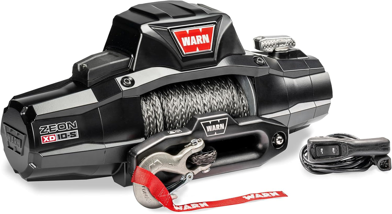 WARN ZEON XD 10 - S Winch – Fastest Line Speed | IP68K Waterproof Synthetic Rope - Recon Recovery