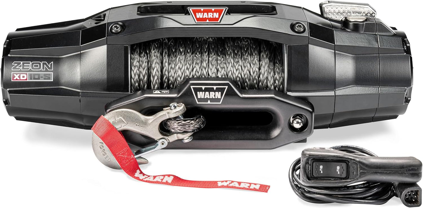 WARN ZEON XD 10 - S Winch – Fastest Line Speed | IP68K Waterproof Synthetic Rope - Recon Recovery