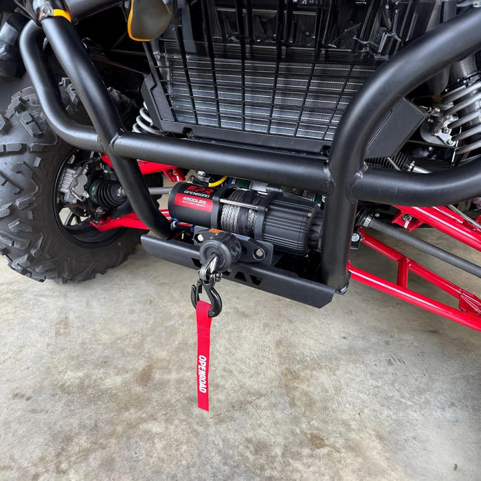 OPENROAD 4,500lbs 12V UTV SxS Wireless Electric Winch with Synthetic Rope - IP68 Rated - Recon Recovery