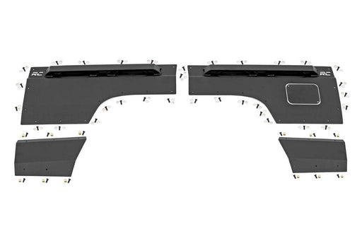 Rough Country Fender & Quarter Panel Armor for 1984 - 1996 Jeep Cherokee XJ - Recon Recovery