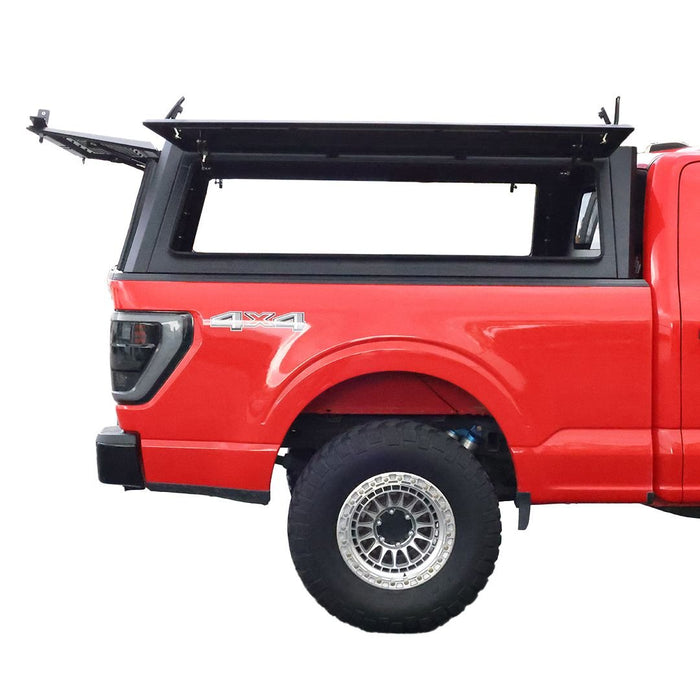OVS Expedition Stainless Steel Truck Cap with Wing Doors For 2021 - 2026 Ford F - 150 6.5ft Bed - Recon Recovery