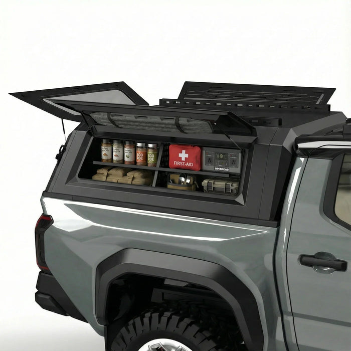 OPENROAD Truck Cap Storage Box Add On Accessory
