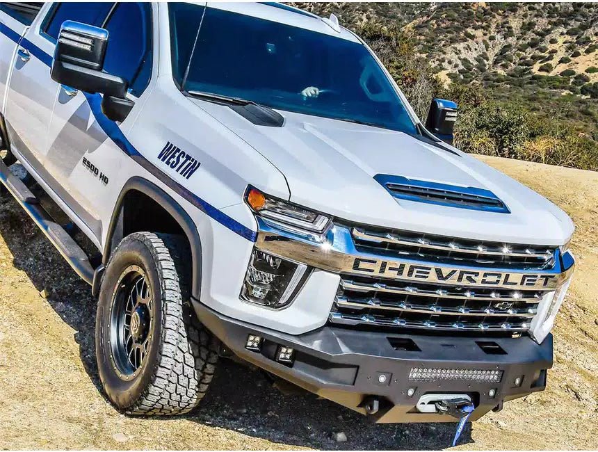 Westin Pro - Series Front Bumper for 2020 - 2023 Chevrolet Silverado 2500/3500 - Recon Recovery - Recon Recovery