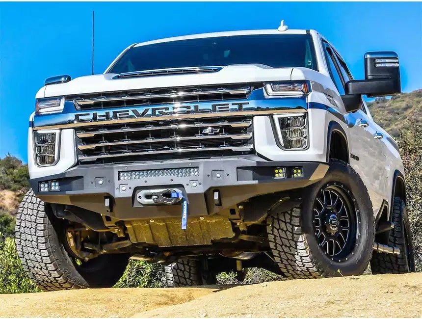 Westin Pro - Series Front Bumper for 2020 - 2023 Chevrolet Silverado 2500/3500 - Recon Recovery - Recon Recovery