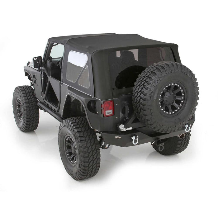 Smittybilt OEM Replacement Soft Top For 2010 - 2018 Jeep Wrangler JK 2Dr - Black Diamond - Recon Recovery