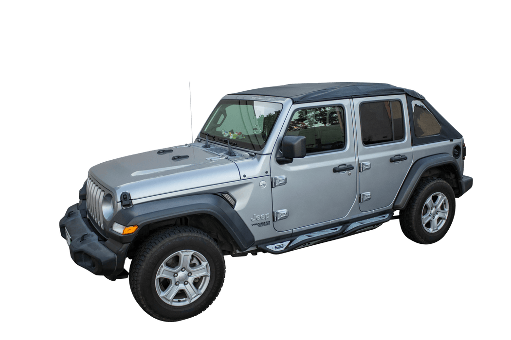 Smittybilt Slant Back Soft Top for 2018–Current Jeep JL Unlimited 4 - Door - Recon Recovery