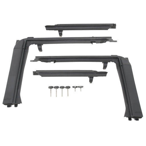 Smittybilt OEM Style Door Surrounds For Soft Top 2007 - 2018 Jeep Wrangler JKU 4 Dr - Recon Recovery - Recon Recovery