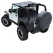 Smittybilt Brief Bikini Top Black Diamond For 1997 - 2006 Jeep Wrangler TJ - Recon Recovery - Recon Recovery