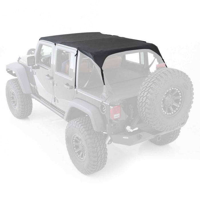 Smittybilt Extended Bikini Top Black Diamond For 2010 - 2018 Jeep Wrangler JK 4 Door - Recon Recovery - Recon Recovery