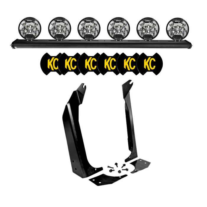 KC Hilites 50" KC Xross Bar with 6 Spot Pattern SlimLite LED - Recon Recovery - Recon Recovery