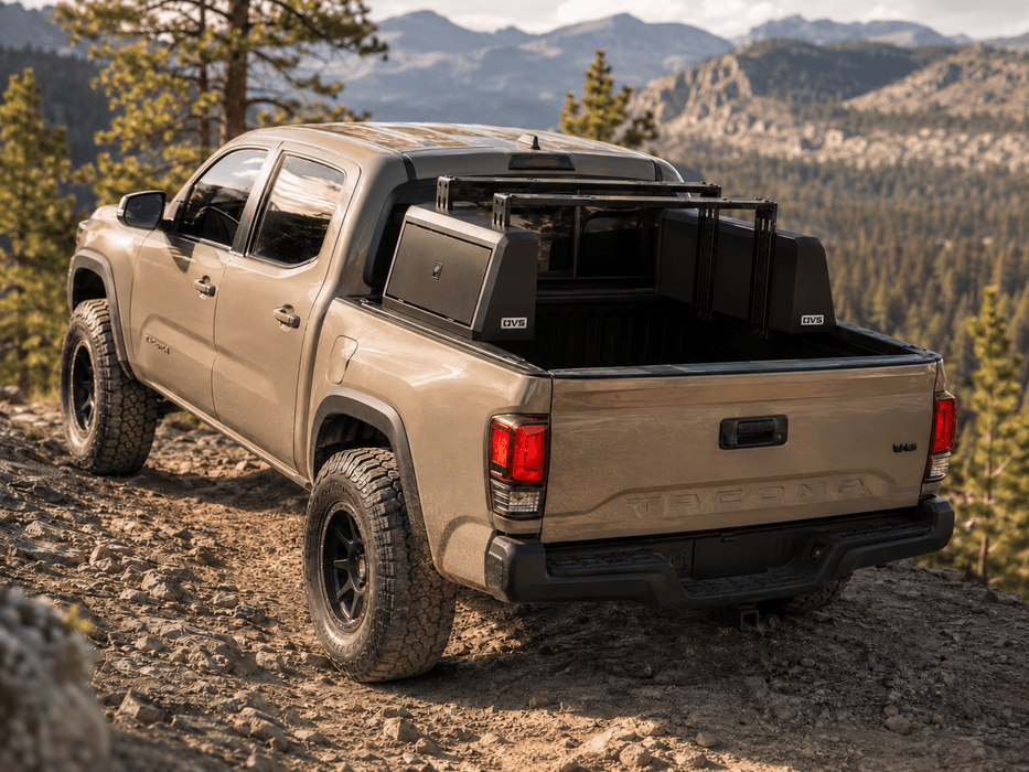 OVS Lockable Pod Rack Universal Bed Storage System with Adjustable Crossbars - Recon Recovery