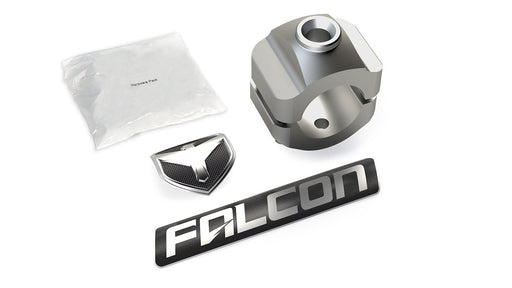 TeraFlex Falcon Nexus EF Steering Stabilizer Tie Rod Clamp Kit (1-5/8'' HD) for 2018-2026 Jeep Gladiator & Wrangler - Recon Recovery