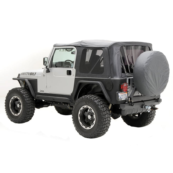 Smittybilt OEM Style Replacement Soft Top w/ Door Skins For 1997 - 2006 Jeep Wrangler TJ - Black - Recon Recovery