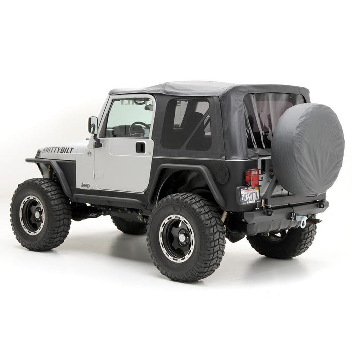 Smittybilt OEM Replacement Soft Top For 1997 - 2006 Jeep Wrangler TJ - Black - Recon Recovery