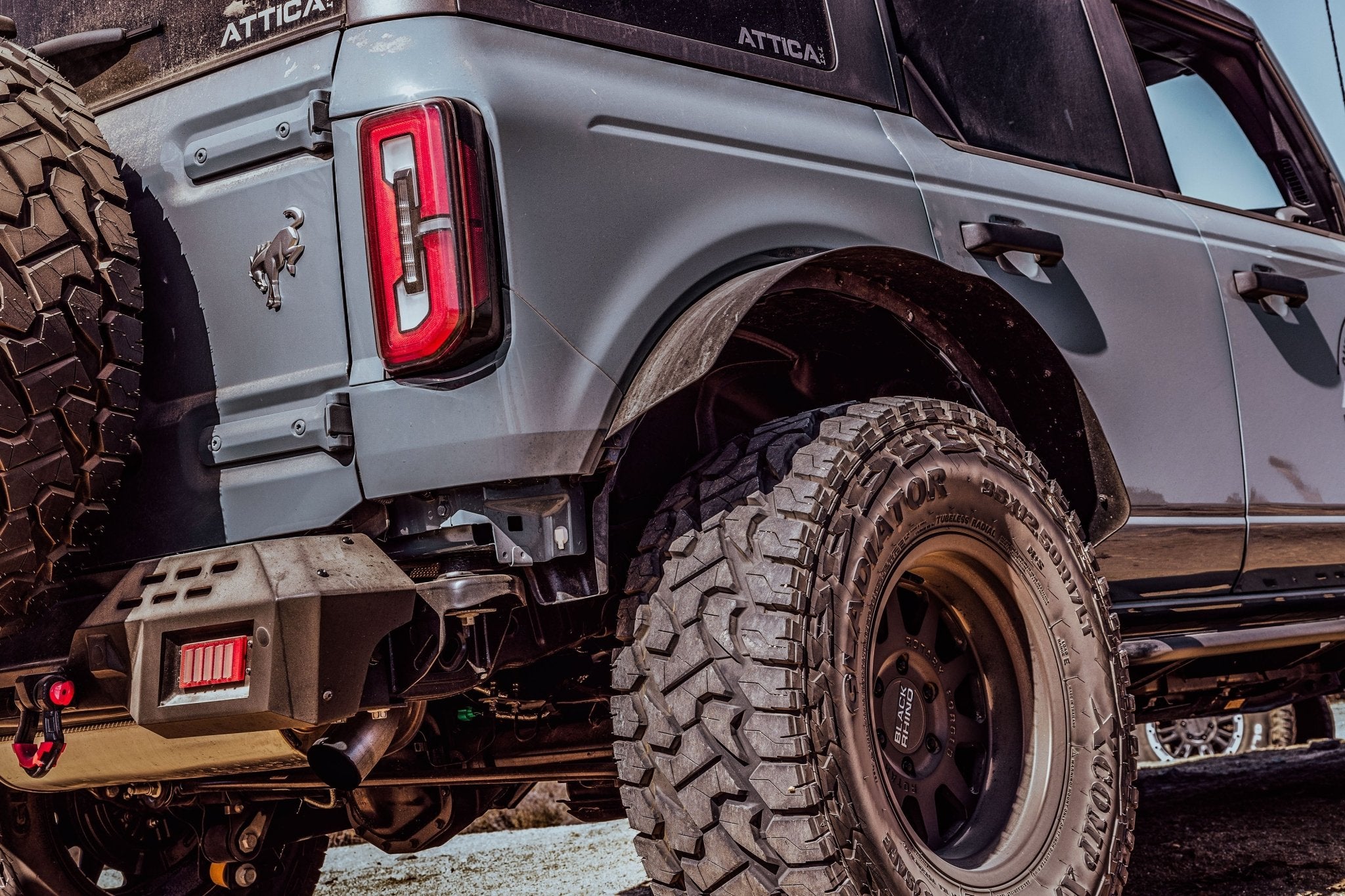 Attica 4x4 Terra Series Rear Fender Flares for 2021-2026 Ford