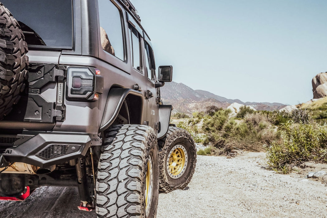 Attica 4x4 Terra Series Rear Fender Flares for 2018 - 2026 Jeep Wrangler JL - Recon Recovery - Recon Recovery