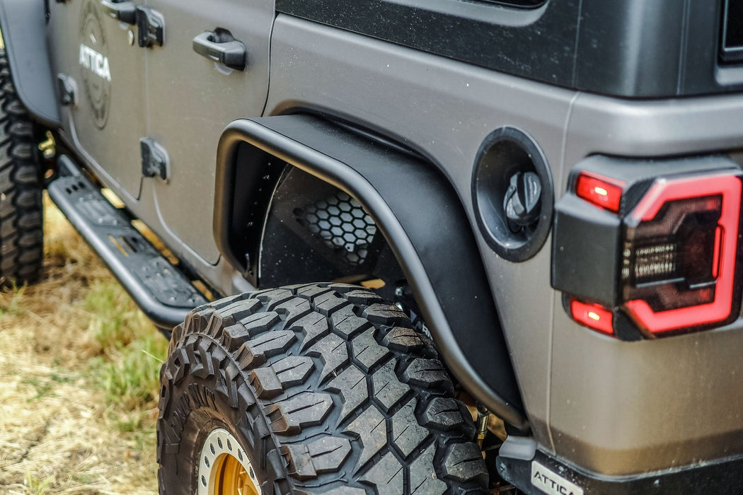 Attica 4x4 Terra Series Rear Fender Flares for 2018 - 2026 Jeep Wrangler JL - Recon Recovery - Recon Recovery