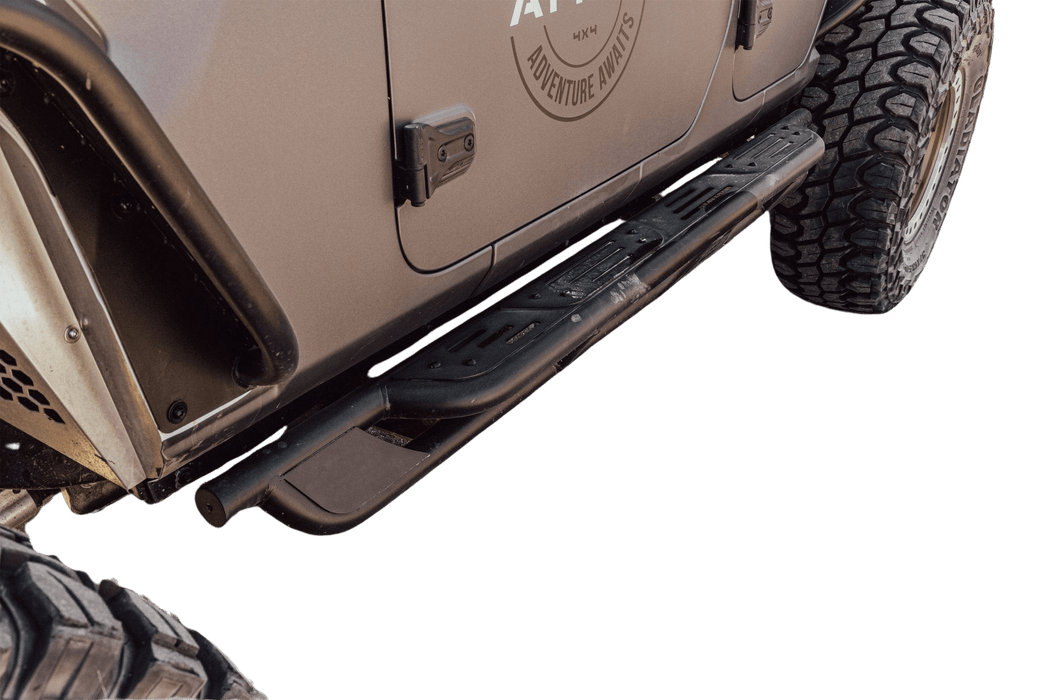 Attica 4x4 Terra Series Frame Mounted Rock Sliders for 2018 - 2025 Jeep Wrangler JL - Recon Recovery - Recon Recovery