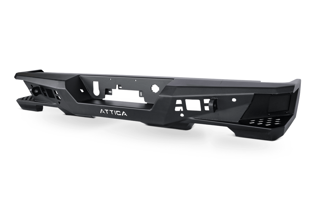 Attica 4x4 Terra Series High Clearance Rear Bumper for 2019 - 2026 Chevy Silverado 1500 - Recon Recovery