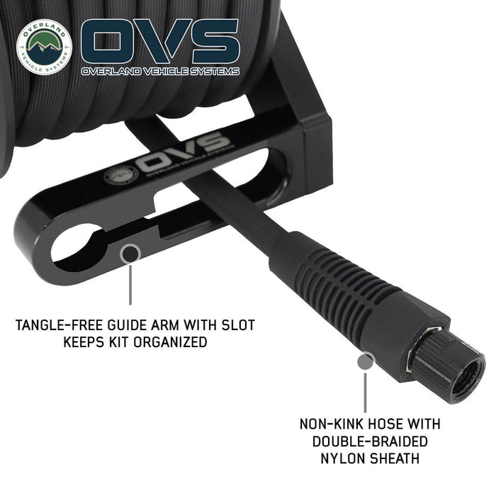 OVS Air Reel Kit (ARK) - 39 Foot Quick Reel Hose with Mounting Bracket