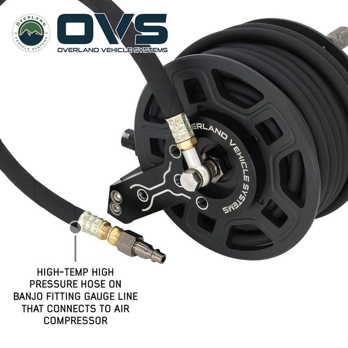 OVS Air Reel Kit (ARK) - 39 Foot Quick Reel Hose with Mounting Bracket
