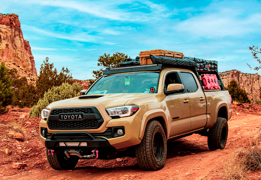 40" Cut-Out Prinsu Roof Rack Slim LED Light Bar Bracket Kit - Recon Recovery