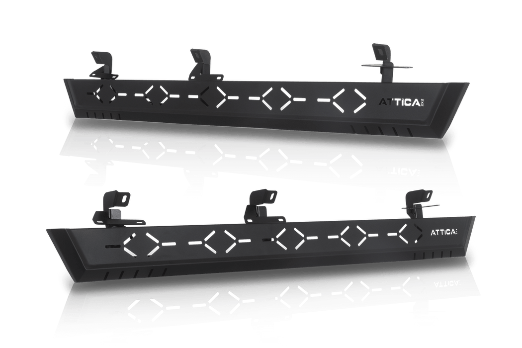 Attica 4x4 Frontier Series LED Side Steps for 2021 - 2026 Ford Bronco - Bolt on Installation (Pair) - Recon Recovery